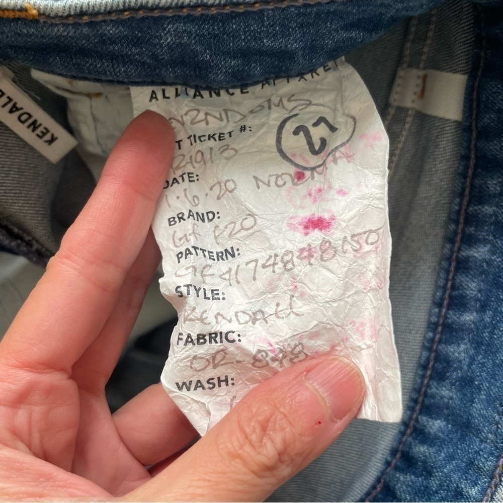 GRLFRND Kendal Jean Denim High Rise Shorts - Picture 2 of 6